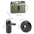 thumbnail image 2 of Tanque de agua portátil Wdftyju de 18,5 litros con bomba eléctrica y jarra contenedora con adaptador, 2 of 9
