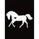 thumbnail image 2 of Women's Casual Horse Pattern T-Shirt with Heart Detail, Polyester Knit Fabric, All-Season Comfort, Round Neck, Animal Print, Medium Stretch - Fashionable Short Sleeve Top, 2 of 6