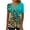 Multicolor#21, variant on JTZGDY Dressy Tops for Women Trendy Plus Size Boho Floral Print Summer Tunic Shirts Loose Flowy Short Sleeve Button V Neck Ruched Pleated Tunic Tshirt Loose Oversized Casual Blouse Multicolor#14 XL