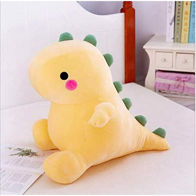 T-Rex Cute Stuffed Animal Plush Toy,Soft Dinosaurs Plush Doll Gifts Toy for Kids Plushies and Birthday Gifts, Size: 7.87 inch, Yellow