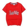 thumbnail image 5 of Godom Short Sleeve Shirt for Girls Kids Crewneck T-Shirts Girls' Summer T Shirts, 5 of 5