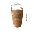 thumbnail image 3 of Large Wicker Flower Basket - Decorative Vase Container, Handwoven Rustic Floral Holder, Home Living Room Cafe Decor Accent, Lightweight, Durable, Multipurpose for Storage, Display, Floral Arrangement, 3 of 7