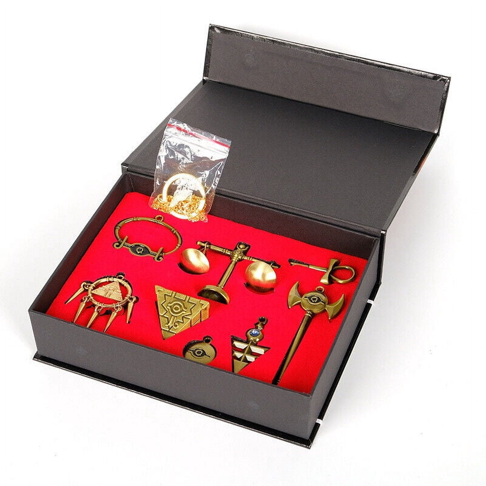 Brand New 8-Piece/Set Millennium Item Puzzle Pendant Necklace Keychain Bronze -