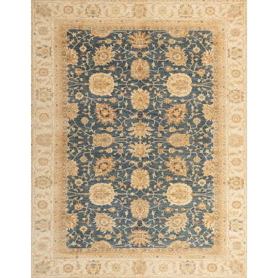 Ahgly Company Indoor Rectangle Abstract Dark Almond Brown Oriental Area Rugs, 7' x 10'