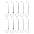thumbnail image 1 of Milisten 10PCS Model Railway Train Lamp Stainless Steel 1/150 Railroad Model LED Light, 1 of 6