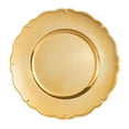 thumbnail image 1 of Holiday time 13-Inch Scalloped Charger Gold - Pack of 4, 1 of 2