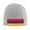 Gray, variant on Armenian Flag Winter Beanie Hats for Men Women Warm Cozy Knitted Cuffed Skull Cap Navy Blue