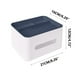 thumbnail image 3 of Caja organizadora para mandos a distancia con cajón para mesa de centro, dispensador de pañuelos de papel, organizador de escritorio para sala de estar, unidad de almacenamiento de 2 niveles, 3 of 9