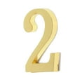 thumbnail image 5 of Almencla 5xGolden Metal Digital Door Numbers Plaque Cast Mailbox House Outdoor Number 2 5 Pcs, 5 of 7