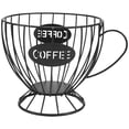 thumbnail image 3 of Cesta para almacenar cápsulas de café Cesta para tazas de café Organizador de cápsulas de café Soporte para cápsulas de café Accesorios para café (negro), 3 of 8