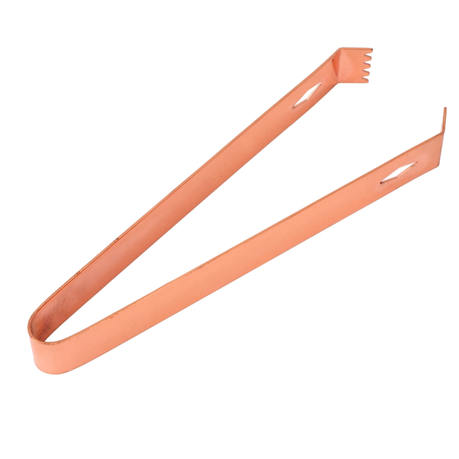 Ice Tong, Stainless Steel Cocktail Ice Tong For Kitchen Copper Plating