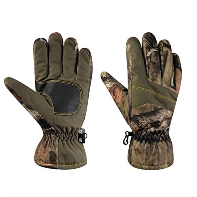 THINSULATE INSULATION Mens Camo gloves green fishing hunting camouflage NEW 