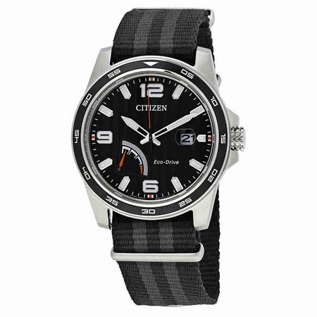 - PRT Black Dial Mens Nylon Watch AW7030-06E
