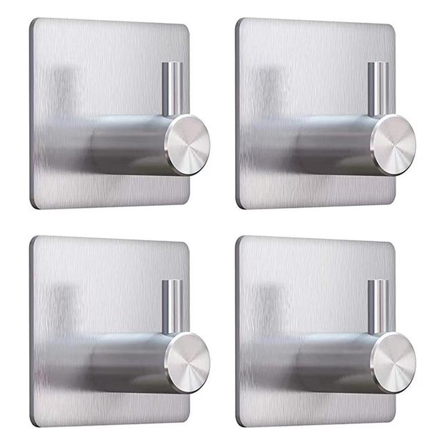 Whataatahia Ganchos adhesivos, perchas, ganchos para toallas, adecuados para baño, ducha, cocina
