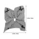 thumbnail image 2 of Scrunchy Hair Ties Large Black White Checkered Bow Scrunchies For Women Girls Daily Wear 1Pcs, 2 of 4