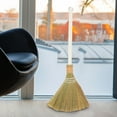 thumbnail image 3 of WEUVEB Handmade Mango Grass Broom with Soft Bristles, Lightweight Indoor Sweeping and Cleaning Brush for Home Use, 3 of 8