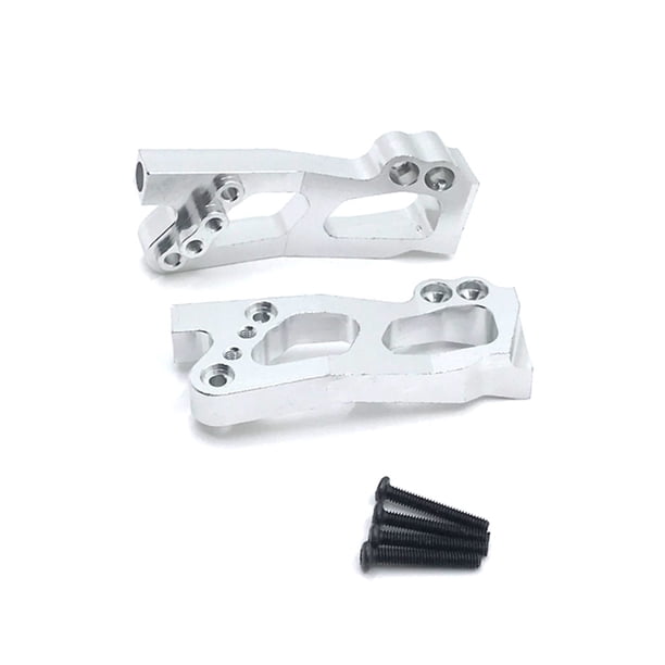 Tholdsy Amortiguadores traseros de 2 piezas, amortiguadores de servicio profesional de larga duración, accesorios RC, Kits de vehículos de repuesto Kits de construcción modelo Plata Tholdsy FN001576-03