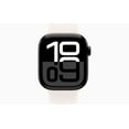 thumbnail image 2 of Restored Apple Watch Series 10 GPS 46mm Jet Black Aluminium Case with Light Blush Solo Loop - Medium Band (Refurbished), 2 of 5