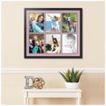 thumbnail image 2 of ArtToFrames Collage Photo Picture Frame with 6 - 8.5x11" Openings, Framed in Black with Seashell and Black Mats (CDM-3926-151), 2 of 8