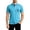 Blue, variant on Men's Polo Shirts Short Sleeve Festival Stylish Print Casual Summer Top