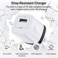 thumbnail image 2 of 3Pcs Charger Block Wall Charger with 6FT Type-C Cable, Power Adapter Compatible with iPhone 17/16/15 Pro Max, iPad Pro, Galaxy S26, Android Devices,White, 2 of 7