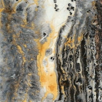 Empire Art Direct TMM-150762B-3838 Frameless Free Floating Tempered Glass Art by EAD Art Coop - Bands Of Gold B