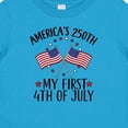 thumbnail image 4 of Inktastic My First 4th of July America's 250th Boys or Girls Baby T-Shirt, 4 of 5