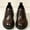 Brown, variant on Women Chunky Block Heel Oxford Shoes Lace up Mid Heel Platform Loafers Comfortable Casual Commuter Walking Dress Shoes for Ladies Brown 6.5(37)