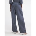thumbnail image 4 of Free Assembly Women's High Rise Satin Trousers, 4 of 8