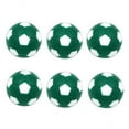 thumbnail image 1 of 3x6pcs 32mm Mesa Fútbol Futbolín Pelotas Fussball Reemplazo Verde, 1 of 8