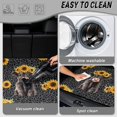 thumbnail image 5 of KEIAHUAN Sunflower Cow Rear Trunk Protector 29" x 39", Waterproof Cargo Liner Easy to Clean Fits for Most Cars SUV for Women, 5 of 6