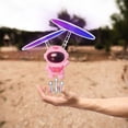thumbnail image 4 of Avión de juguete controlado a mano para niños, Robot volador, astronauta, Dron interactivo con luces para exteriores, regalo para niños y niñas, 2023, 4 of 4