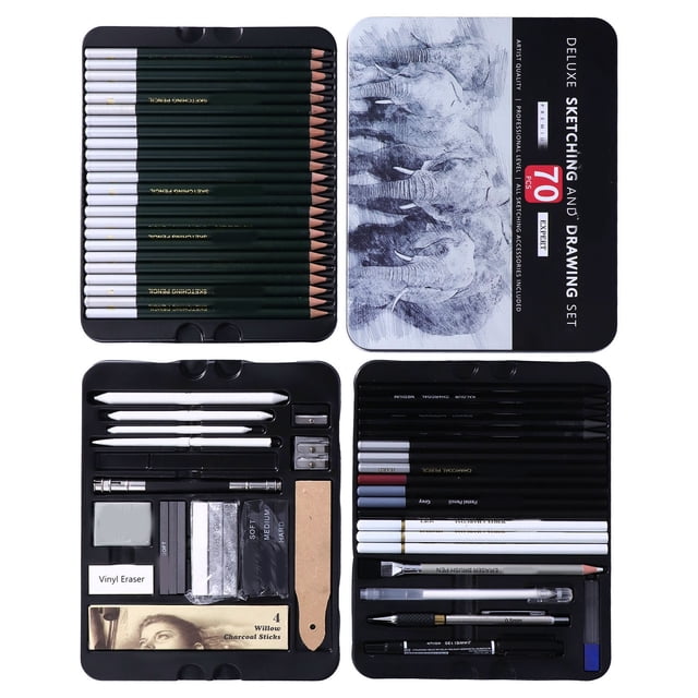 Drawing Pencil Set, Environmental Sketching Pencil Free Creation For Beginner For Studio For Household For Outdoor For Artist