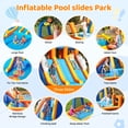 thumbnail image 2 of 240" Large Inflatable Water Slide with Blower, Neche Blow Up Pool for Kids Outdoor Play, Backyard Slip and Slide, 2 of 10