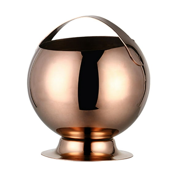 Stainless Steel Ice Bucket Beverage Tub Bottle Chiller Bowl with 1.2L Rose