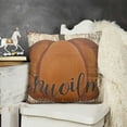 thumbnail image 2 of Fall Pumpkin Throw Pillow Covers Thanksgiving Orange Cushion Cover for Home Office Sofa, 2 of 5