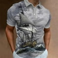 thumbnail image 2 of Vintage Sailboat 3D Printed Polo Shirts For Men Clothes Sailor Boat POLO Shirt Ship Male Streetwear Casual Short Sleeve Y2k Tops, 2 of 6