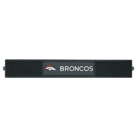 Field Denver Broncos Football Rug - FanMats NFL Denver Broncos Drink Mat