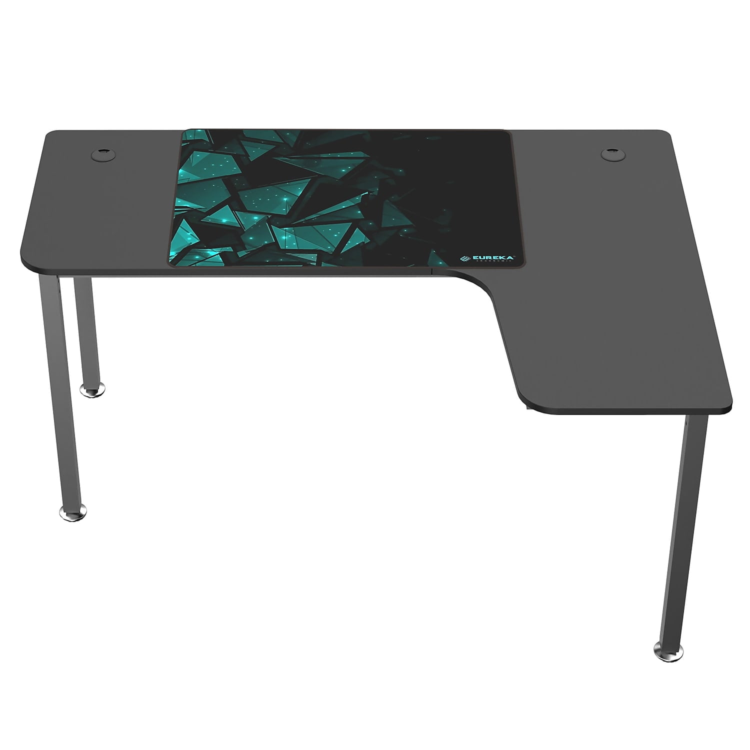 Eureka Ergonomic 61"" Computer Gaming Desk Black (GD0084BK) STGD013