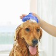 thumbnail image 1 of Cepillo de aseo para perros azul de 2 piezas - Cepillo de baño para mascotas - Cepillo de baño con correa ajustable - Mango de goma para perros y gatos de pelo largo y corto, 1 of 5