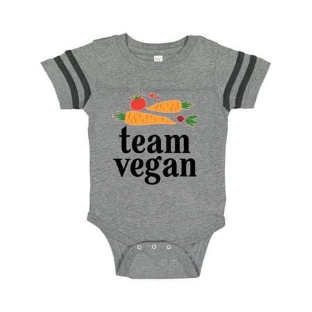

Inktastic Vegetarian Gift Team Vegan Gift Baby Boy or Baby Girl Bodysuit