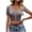 Beige, variant on Asxite Women Summer Tops V Neck Short Sleeve Solid Breathable Casual Shirts