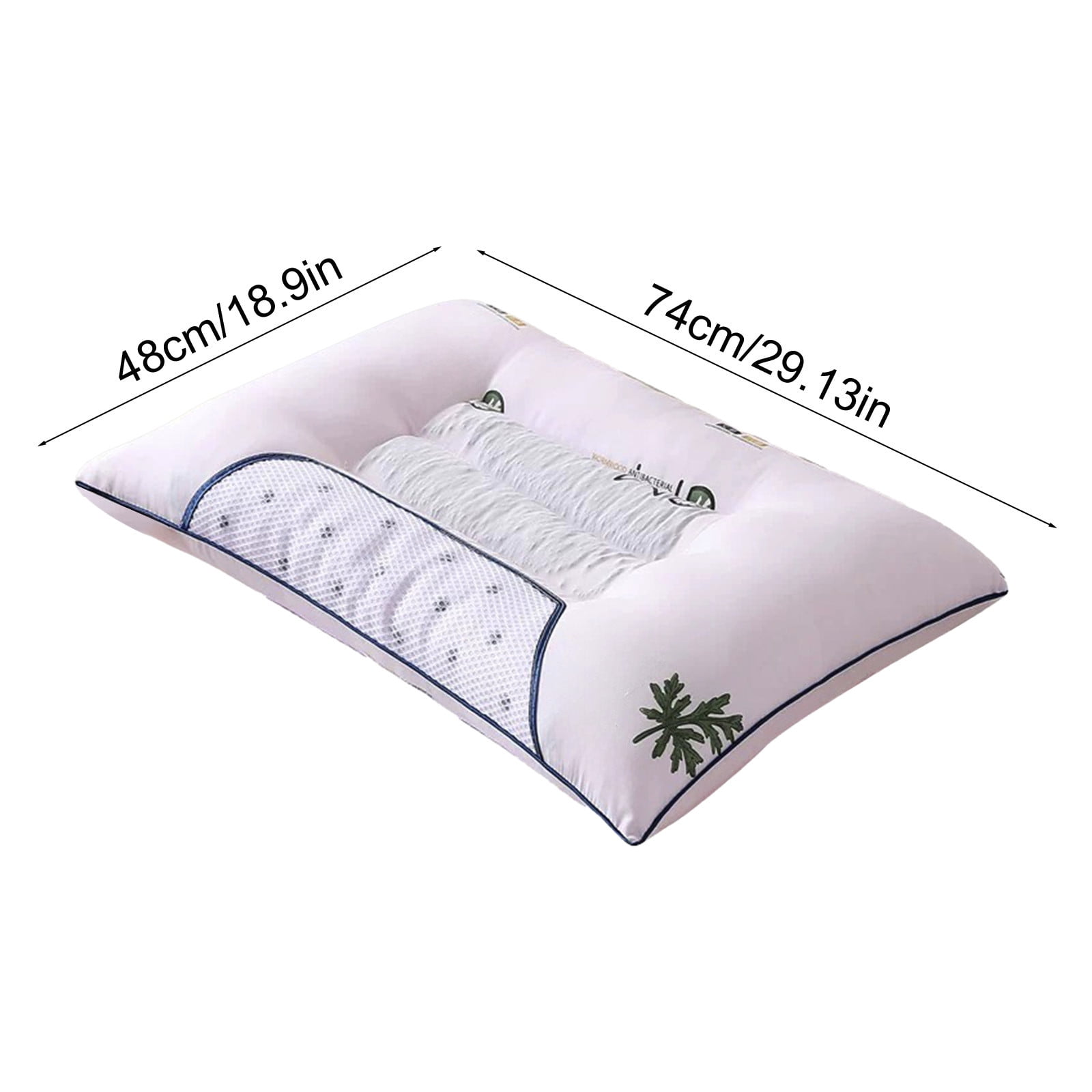 Hotel Collection Bed Pillows Memory Foam Neck Pillow Relief Bed Pillow for Sleeping Cervical for and Shoulder Ide Back Stomach Sleeper 1 Pack, Pink