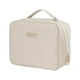 thumbnail image 1 of Bolsa de maquillaje de viaje,Bolsas de cosméticos,Organizador de herramientas cosméticas,Estuche de transporte compacto de tres brochas de maquillaje Beige, 1 of 8