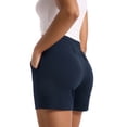 thumbnail image 4 of Cadmus Women's 4" Inseam Summer Performance Shorts Comfy Drawstring Running Athletic Shorts with Pockets,Navy,Small, 4 of 11