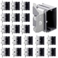 thumbnail image 1 of Tellegloww 20 Pack 1 Gang Adjustable Plastic Outlet Box PVC Single Gang Junction Box Etl Listed for Construction Flexibly Adjuste, 1 of 6