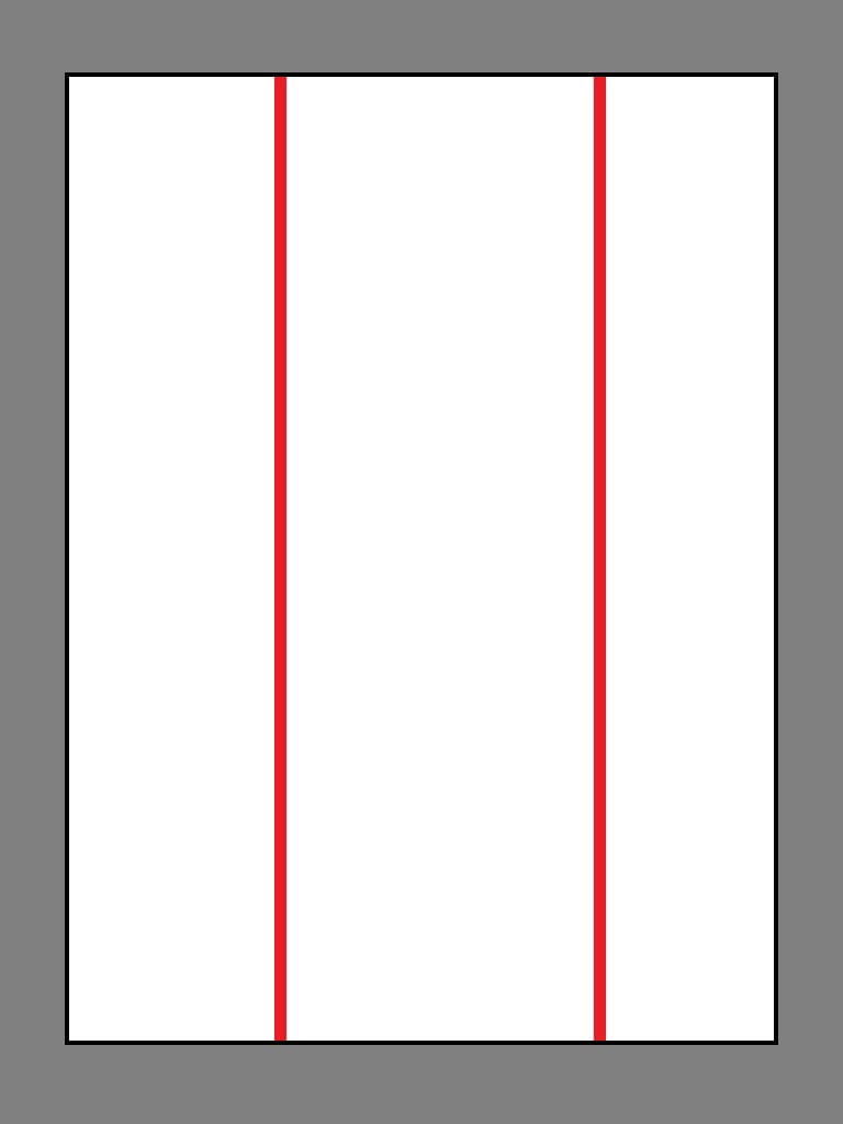 Double Red Line - Inkjet Light Iron On Heat Transfer Paper - 8.5 x 11" - 50 Sheets