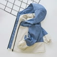 thumbnail image 3 of Kiijoy Toddler Boy Windbreaker Jacket Colorblock Warm Raincoat Outerwear, Sizes 3-4, 3 of 8