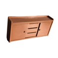 thumbnail image 4 of 1/12 Gabinete de madera de casa de muñecas Muebles realistas Gabinete de almacenamiento en miniatura para muñecas Finish Play Room Sala de estar DIY Marrón, 4 of 9