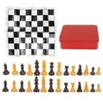thumbnail image 3 of International Chess Set, International Chess Brush Resistant Portable Wear Resistant Compact With Storage Iron Box For Home Gold Box,Red Box,Green Box, 3 of 8